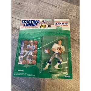 Kenner Starting Lineup 1997 NFL Drew Bledsoe Action Figure With Helmet & Card In